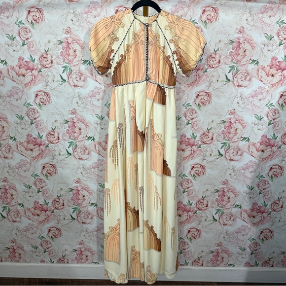 Jean Varon Dresses & Skirts - Vintage Jean Varon Printed Gorgeous Maxi Dress with Pockets